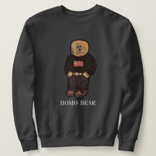 HOMO BEAR スウェットシャツ (デザイン正面)
