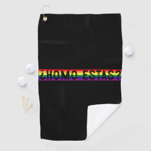 Homo Estas スペイン語 メキシコ ゲイ プライド LGBTQ 月間 ゴルフタオル
