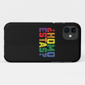 Homo Estas スペイン メキシコ 風刺的 ゲイ プライド LGBTQ Case-Mate iPhoneケース (裏面(横))