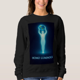 Homo Luminous - 光をもたらす者 レディーススウェットシャツ スウェットシャツ
