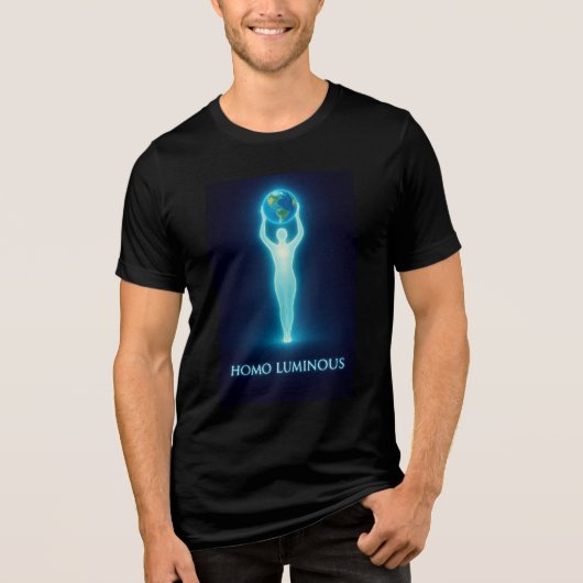 Homo Luminous - Light Bringer Men's Bella T-Shirt トライブレンドＴシャツ (正面)