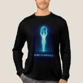 Homo Luminous - The Light Bringer Men's Bella Long トライブレンドTシャツ (正面)