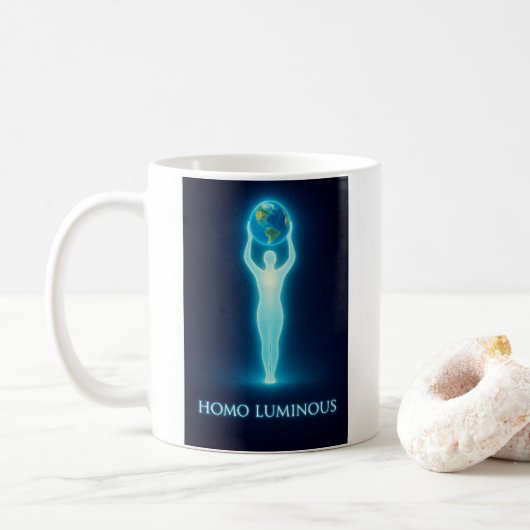 Homo Luminous - The Light Bringer Morning Mug コーヒーマグカップ (ドーナツ)