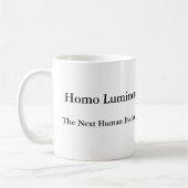 Homo Luminous The Next Human Evolution Mug 11 oz コーヒーマグカップ (左)