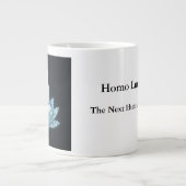 Homo Luminous The Next Human Evolution Mug Jumbo ジャンボコーヒーマグカップ (正面)