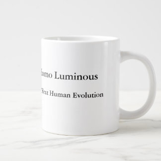 Homo Luminous The Next Human Evolution Mug Jumbo ジャンボコーヒーマグカップ