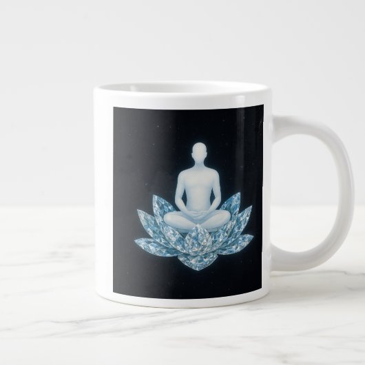 Homo Luminous The Next Human Evolution Mug Jumbo ジャンボコーヒーマグカップ (右)