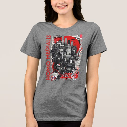 Homo Medialis トライブレンドTシャツ (正面)