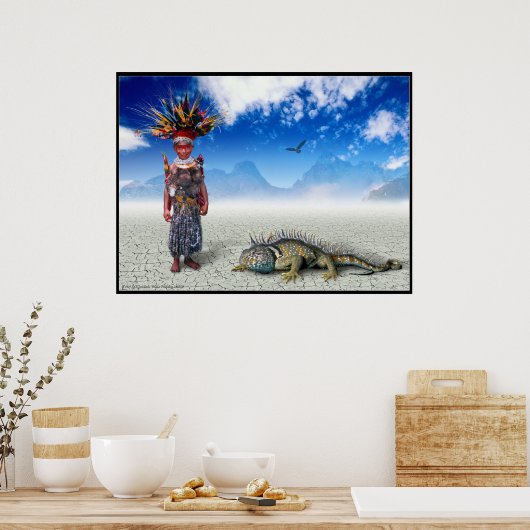 Homo Pholidota Medius – ポスター (キッチン)