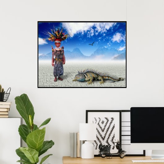 Homo Pholidota Medius – ポスター (ホームオフィス)