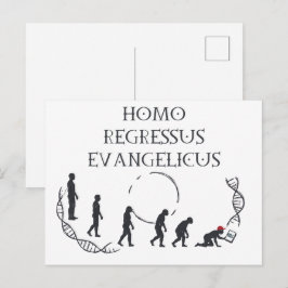 Homo Regressus Evangelicus – 楽しいAnti-MAGAカード ポストカード