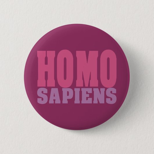 HOMO SAPIENSボタン 缶バッジ (正面)
