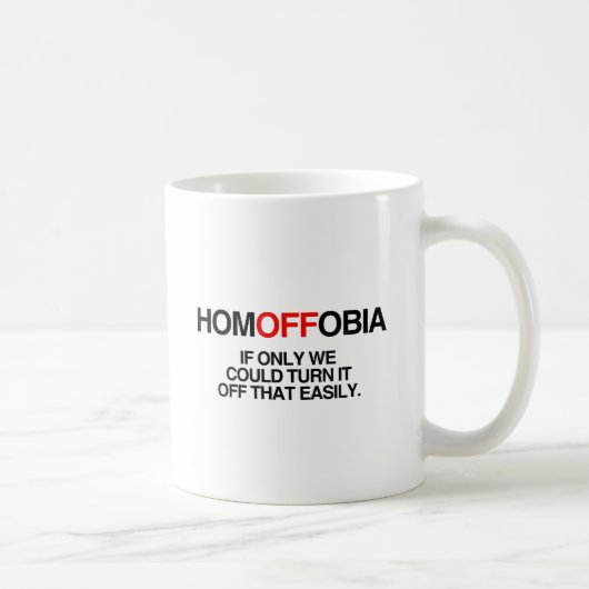HOMOFFOBIA.png コーヒーマグカップ (右)