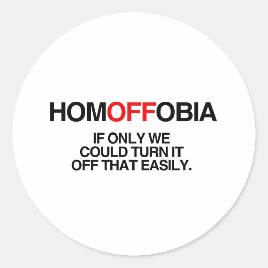 HOMOFFOBIA.png ラウンドシール (正面)