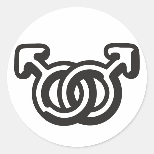 HomoMen ラウンドシール (正面)