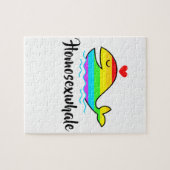 Homosexuwhale | LGBTQ+ Pride  ジグソーパズル (横)