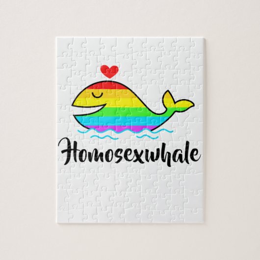 Homosexuwhale | LGBTQ+ Pride  ジグソーパズル (縦)