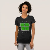 Honのshaのzeのshoは緑の曼荼羅をnen Tシャツ (正面フル)