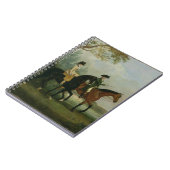 Hon。 彼女の兄弟とのMarcia Pittの乗馬 ノートブック (左側)