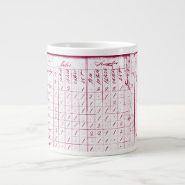 Hon。 第2大統領、20oz、ジョン・アダムズ。 赤味がかったマグ ジャンボコーヒーマグカップ