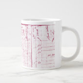 Hon。 第2大統領、20oz、ジョン・アダムズ。 赤味がかったマグ ジャンボコーヒーマグカップ (右)