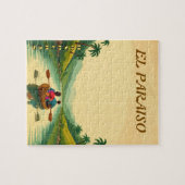 Honduras EL PARAISO Retro poster ジグソーパズル (横)