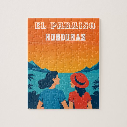  Honduras EL PARAISOtro poster ジグソーパズル (縦)