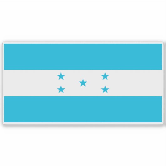 Honduras flag シール (正面)