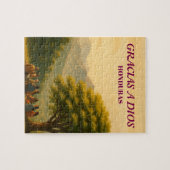  Honduras GRACIAS A DIOS Retro poster ジグソーパズル (横)