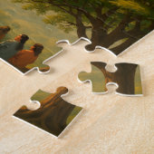  Honduras GRACIAS A DIOS Retro poster ジグソーパズル (側面)