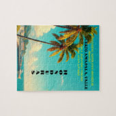  Honduras Puerto AMAPALA Retro poster ジグソーパズル (横)