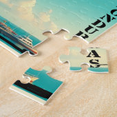  Honduras Puerto AMAPALA, VALLE Retro poster ジグソーパズル (側面)