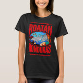 Honduras Roatán Islas de la Bahía Tシャツ (正面)