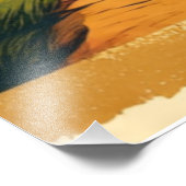  Honduras Santa Barbara Retro poster フォトプリント (角)