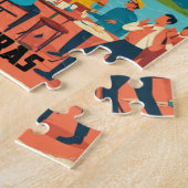  Honduras SIGUATEPEQUE Retro poster ジグソーパズル (側面)