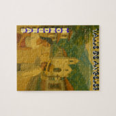  Honduras Valle de Angeles Retro poster ジグソーパズル (横)