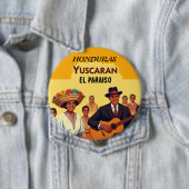 Honduras YUSCARAN Retro poster 缶バッジ (インサイチュ)