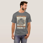 Honest Quote T-Shirt: Winging It Through Life Tシャツ (正面フル)