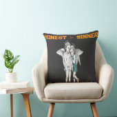 Honest & Sinner Love Art Collection Throw Pillow クッション (椅子)