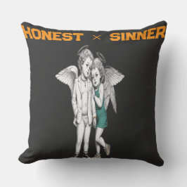Honest & Sinner Love Art Collection Throw Pillow クッション