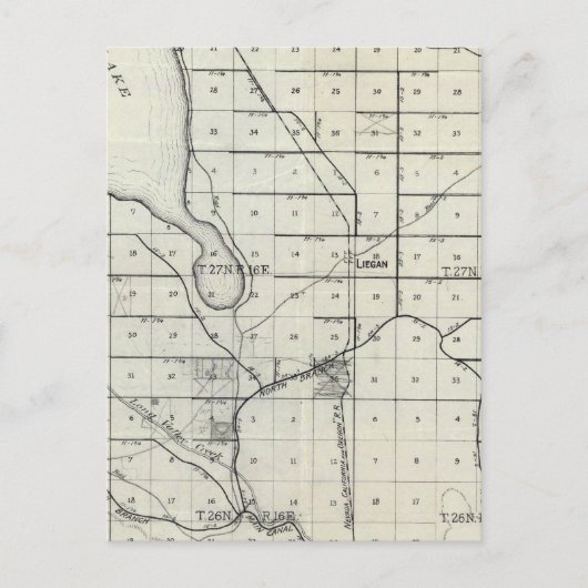 honey湖の谷 ポストカード (正面)