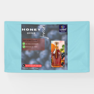 honey 🍯  横断幕