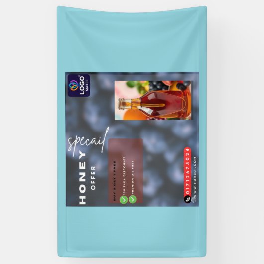 honey 🍯  横断幕 (縦)