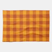 Honey Amber Buffalo Check キッチンタオル (横)