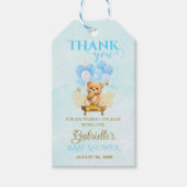 Honey Baby Shower - Teddy Bear Baby Shower ギフトタグ (正面)
