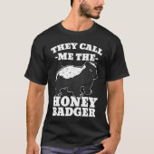 Honey Badger Claws Weasel Wolverines Carnivora  Id Tシャツ (正面)