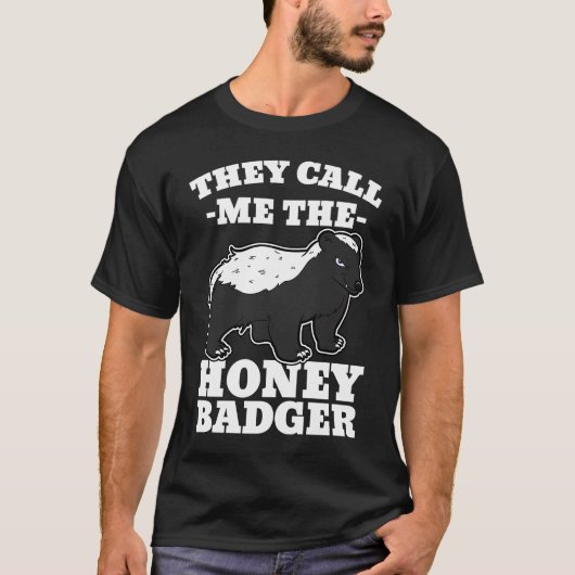 Honey Badger Claws Weasel Wolverines Carnivora Id Tシャツ (正面)
