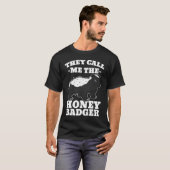 Honey Badger Claws Weasel Wolverines Carnivora Id Tシャツ (正面フル)
