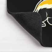 Honey Badger I Don't Care Trucker Funny Animal Art マウスパッド (コーナー)