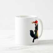 Honey Badger Tree Xmas Lights Santa Honey Badger C コーヒーマグカップ (正面右)